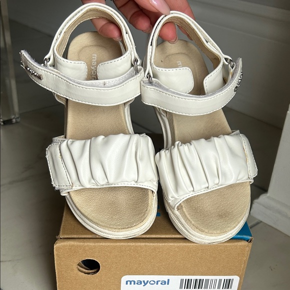 Mayoral White Kids Sandals - Picture 5 of 6